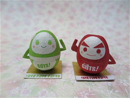 企業キャラクターを和紙起き上り人形にオリジナル製作 お知らせ 石川紙業株式会社